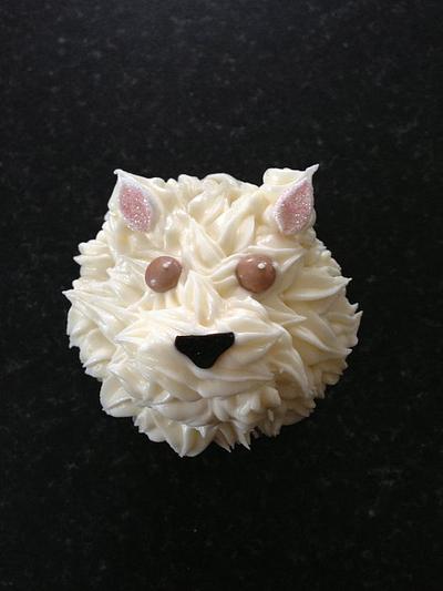 Westie Puppy Cupcake - Cake by Charlie Webb