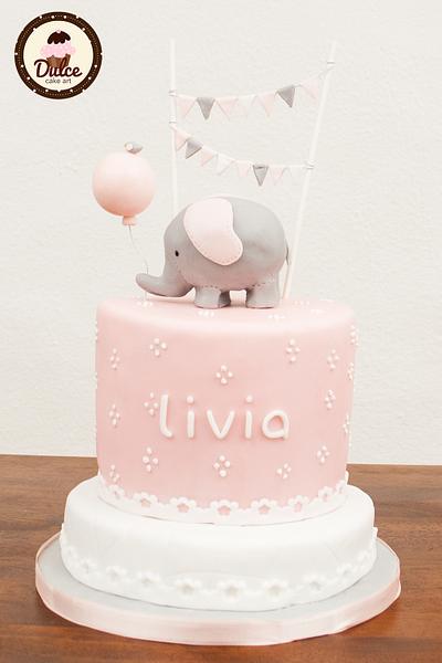 Little Elephant Cake - Cake by Dulce Cake Art