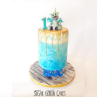 Floating Effect Dragon Cake - Cake by LJay -Sugar Goblin Cakes