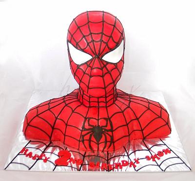 Spiderman Bust cake - Cake by Julie Manundo 