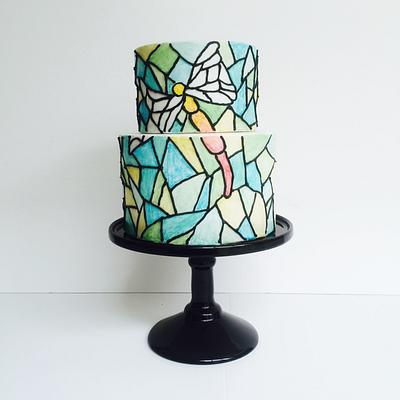 Stain Glass Window - Cake by Creative Cakes by Sharon