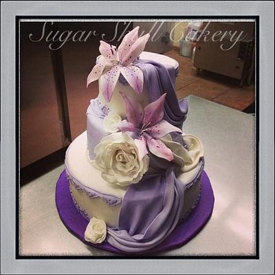Purple Wedding Cake - Cake by Shey Jimenez