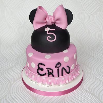 Pink Minnie Mouse Birthday Cake - Cake by Pam 