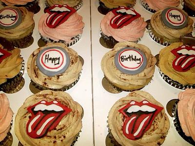 Rolling Stones cupcakes - Cake by Random Acts of Sweetness
