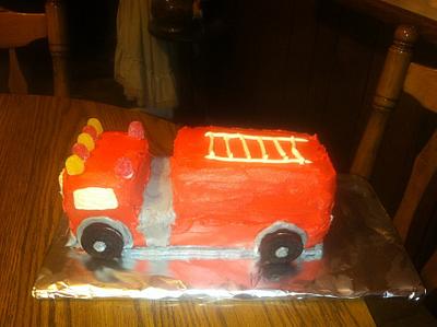 Fire Truck - Cake by Neesie