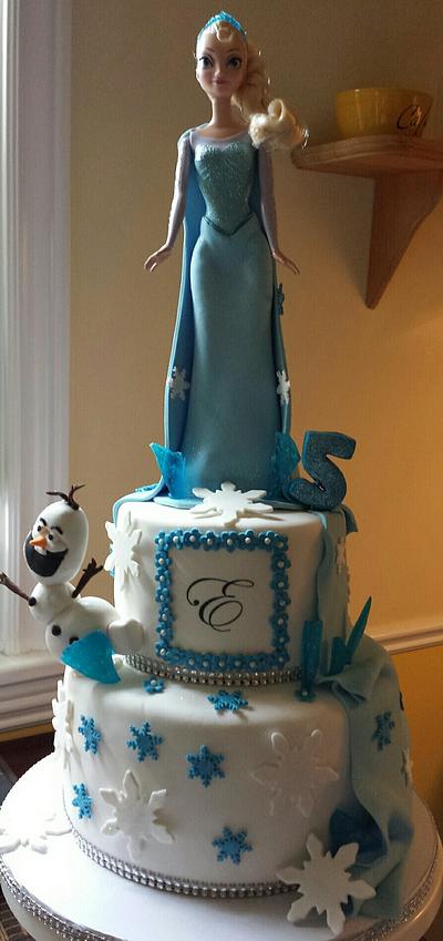 Frozen Inspired Cake - Cake by Vilma