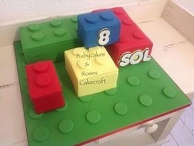 Lego Blocks Cake  - Cake by Babycakes & Roses Cakecraft