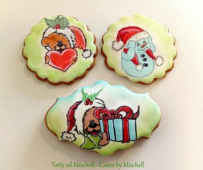 Hand painted christmas gingerbread - Cake by Mischell