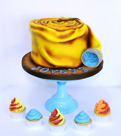 Firehose Birthday Cake - Cake by Lori Mahoney (Lori's Custom Cakes) 