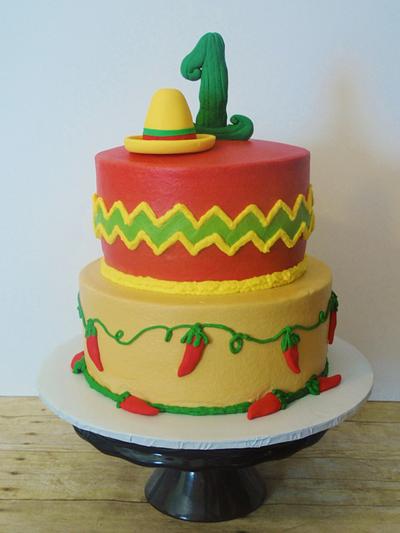 Cinco de Mayo First Birthday Cake - Cake by DaniellesSweetSide