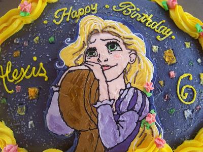tangled cake! - Cake by sweettooth