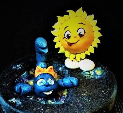 Slurp!  Scorpion constellation cake. - Cake by Clara