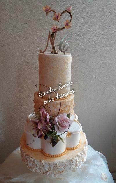 Wedding cake - Cake by Sandra Romeo