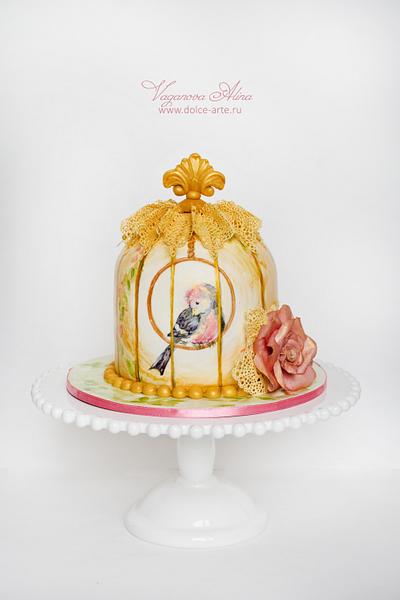  birdcage cake - Cake by Alina Vaganova
