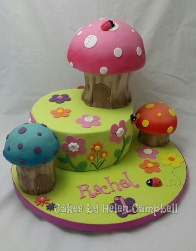 Toadstool cake - Cake by Helen Campbell