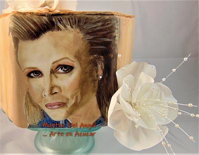 Carrie Fisher Gone too Soon Collab - Cake by Maythé Del Angel