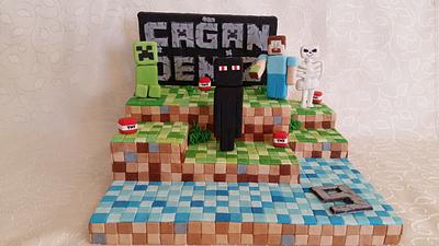 Minecraft Cake - Cake by Berrin Kalmuk