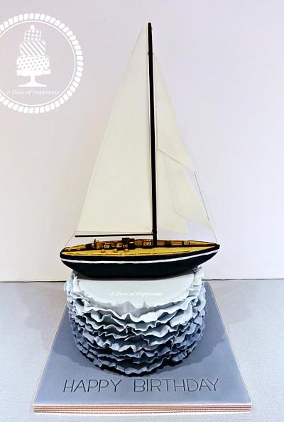 The Endeavour 1934 Yacht - Cake by Angela - A Slice of Happiness
