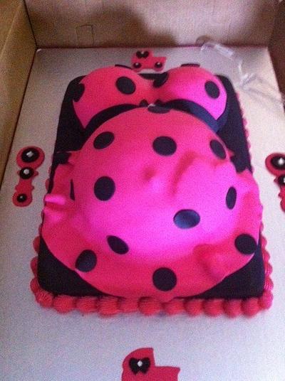 Preggy Lady Baby SHower Cake - Cake by Teresa