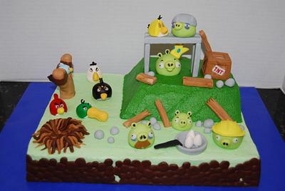 Angry Birds Cake II - Cake by Nicole Taylor