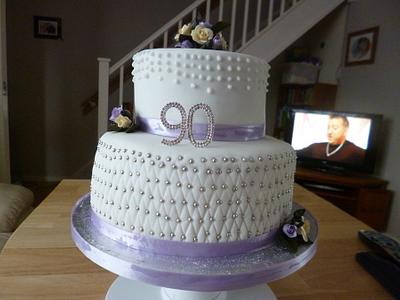 90th Birthday Cake - Cake by Widgie