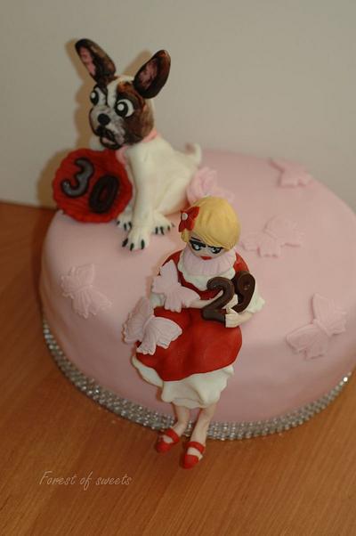 French bulldog Cake - Cake by Forest of sweets