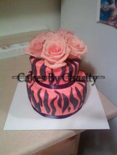 zebra - Cake by chasity hurley 