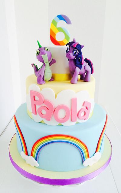 Rainbow cake - Cake by Bella's Bakery