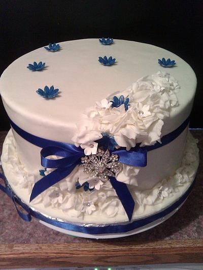 Blue Bling - Cake by Jody Wilson