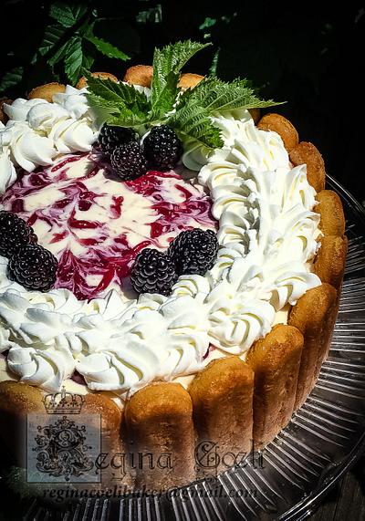 Blackberry Orange Charlotte - Cake by Regina Coeli Baker