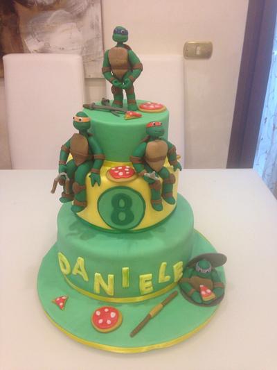 Ninja Turtle Cake - Cake by Eliana