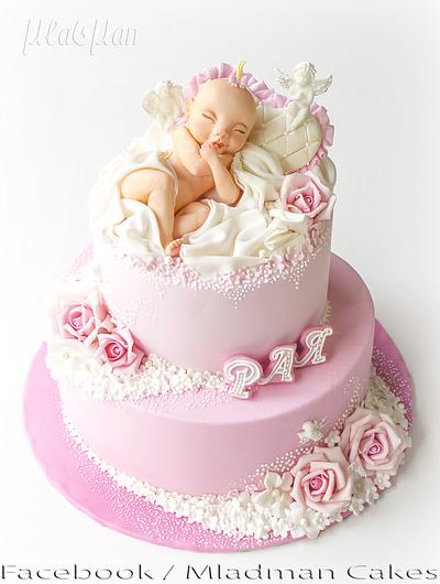 Sleeping Baby Girl Cake - Cake by MLADMAN