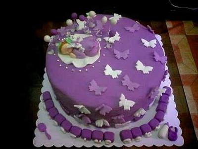 Baby purple cake - Cake by susana reyes