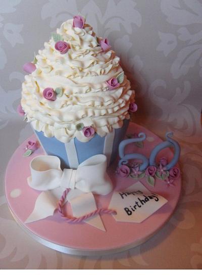 CK-esque Giant Cupcake. - Cake by Dulcie Blue Bakery ~ Chris