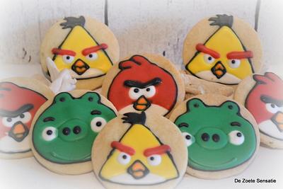 Angry Bird cookies - Cake by claudia