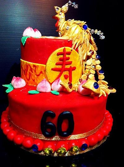 Chinese Phoenix Cake - Cake by Bellebelious7