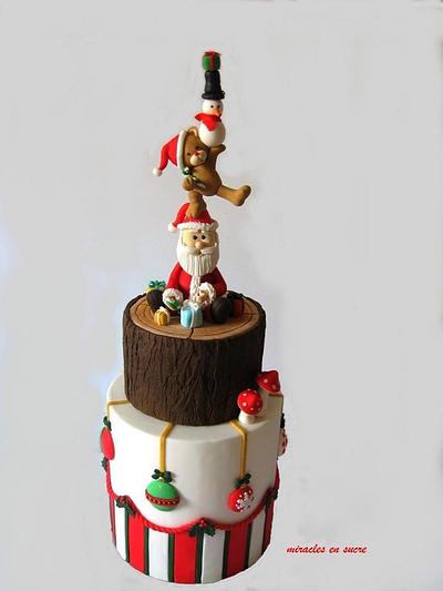 christmas cake - Cake by miracles_ensucre