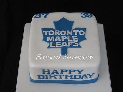 Toronto Maple Leaf Cake - Cake by Virginia