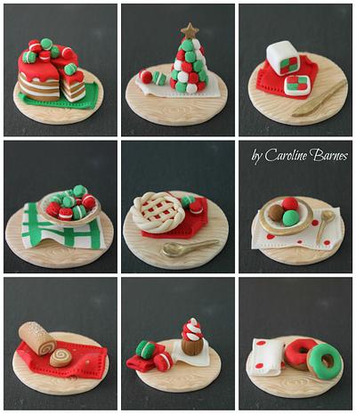 Christmas cupcake miniatures - Cake by Love Cake Create