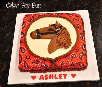 Horse birthday cake - Cake by Cakes For Fun