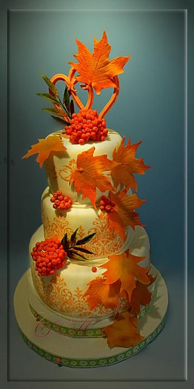 Autumn Wedding Cake - Cake by Svetlana