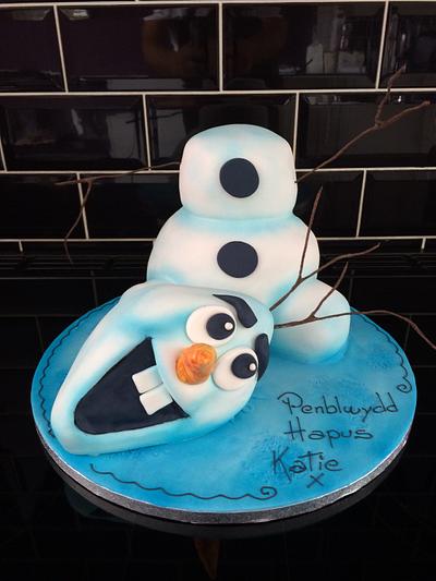 Olaf  - Cake by Paul of Happy Occasions Cakes.