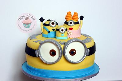 Minions Wedding Anniversary Cake - Cake by Yeyet Bakes