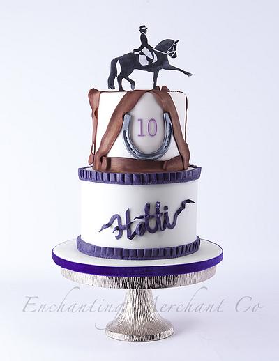 Horse riding theme birthday cake - Cake by Enchanting Merchant Company