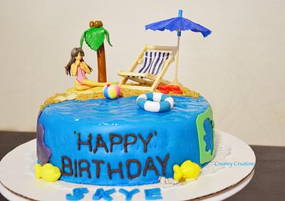 Beach Cake - Cake by Harshitha