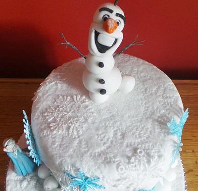 Frozen inspired - Cake by Jacqui's Cupcakes & Cakes