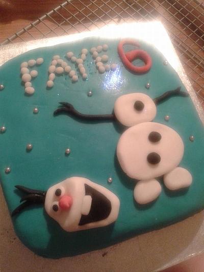 Do you want to build a snowman?! - Cake by Sam