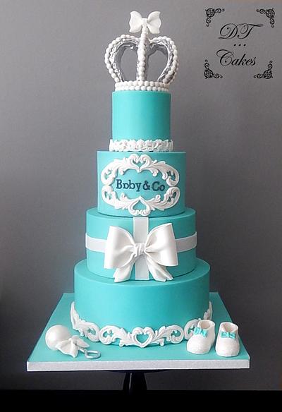 Tiffany's baby shower - Cake by Djamila Tahar (DT Cakes)