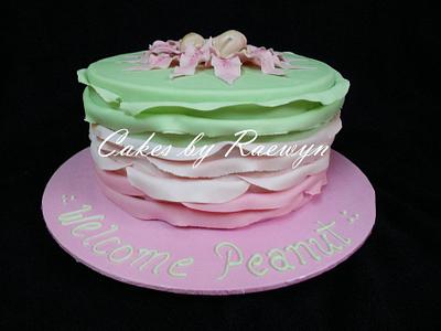 Pretty in Pink Ruffles - Cake by Raewyn Read Cake Design