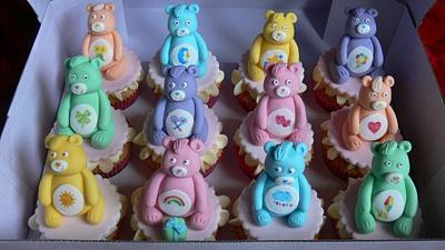 Care bear cupcakes - Cake by For the love of cake (Laylah Moore)